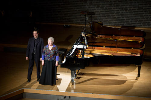 Angelika Nebel und Wagner Prado, Konzert im Partika Saal der Robert Schumann Hochschule Düsseldorf, 2015